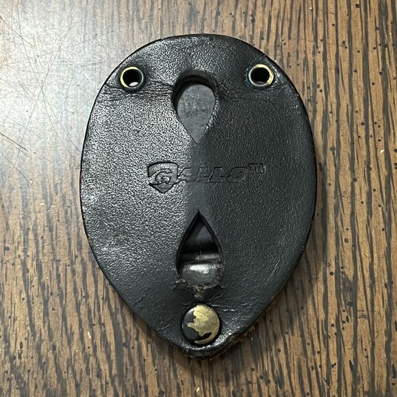 Galls Other - Galls Leather Badge Holder pocket belt clip necklace holes and snap closure